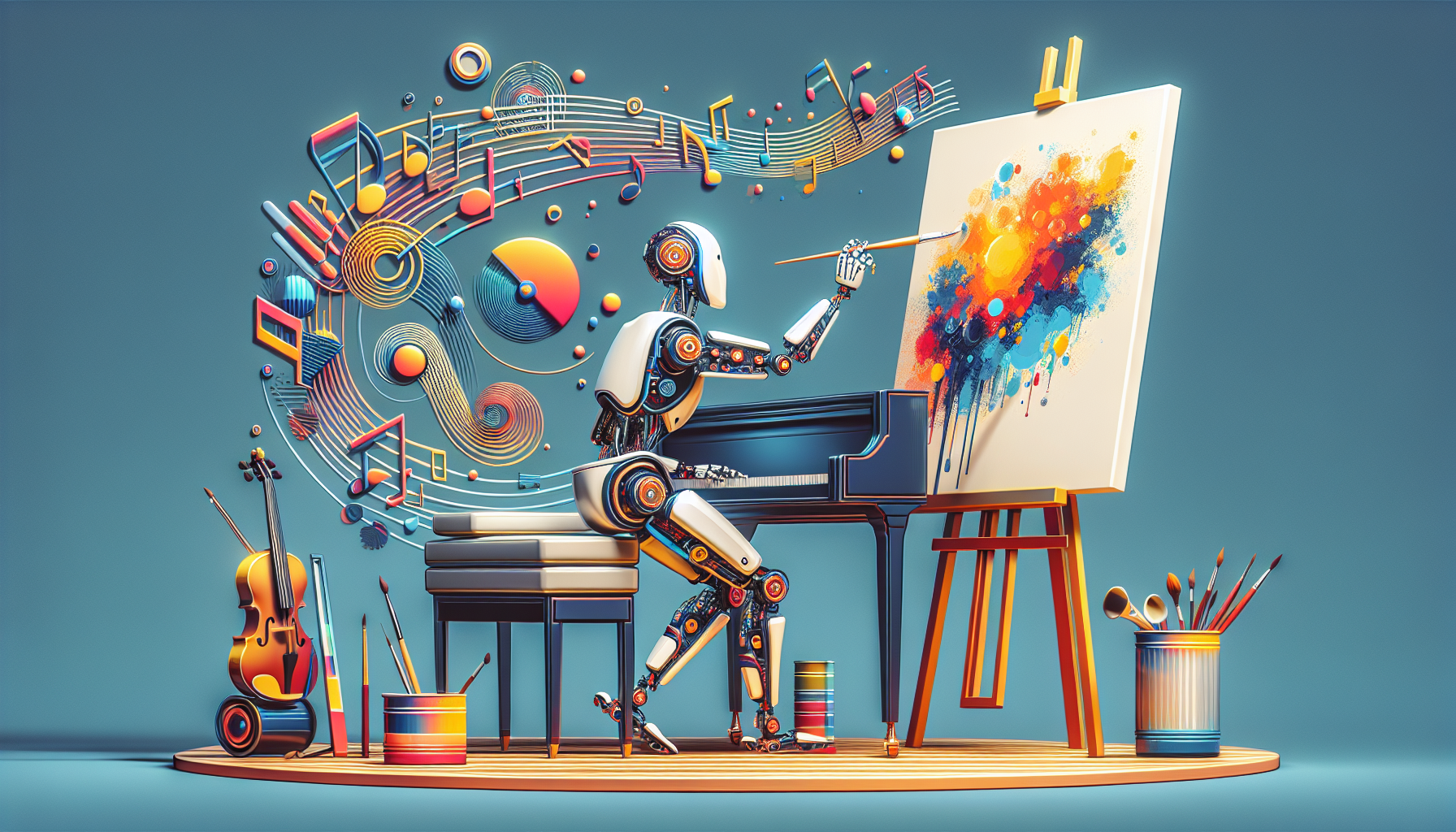 AI and Creativity: Machines Making Music and Art